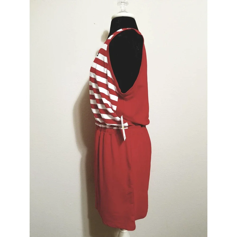 Tommy Hilfiger NWT Mini Dress Sport Sleeveless Scarlet Multi Size Medium… - Picture 3 of 9
